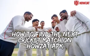 next cricket match