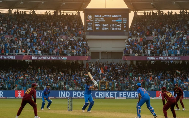 cricket india vs west indies​ at Howzat featured image
